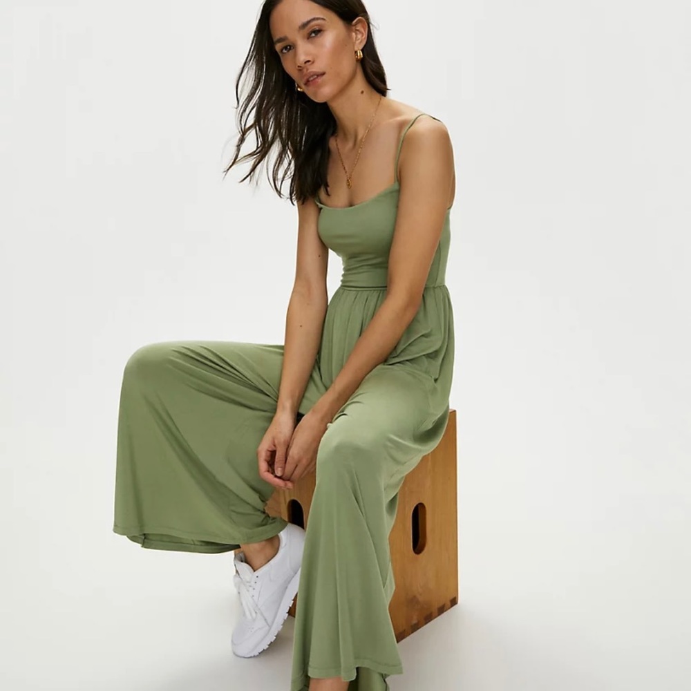Wilfred sold by Aritzia Market Jumpsuit in Sage Frost, size XS